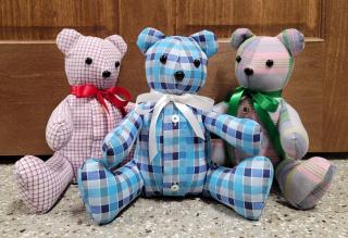Memory Bear made from Loved Ones Shirts