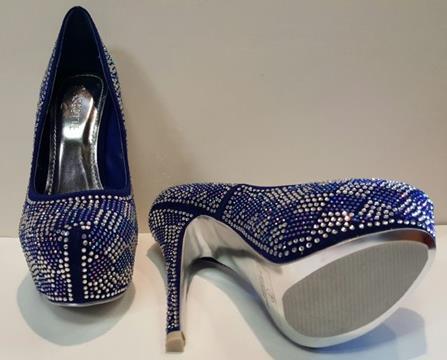 MASCOTTE STILETTO'S ROYAL BLUE