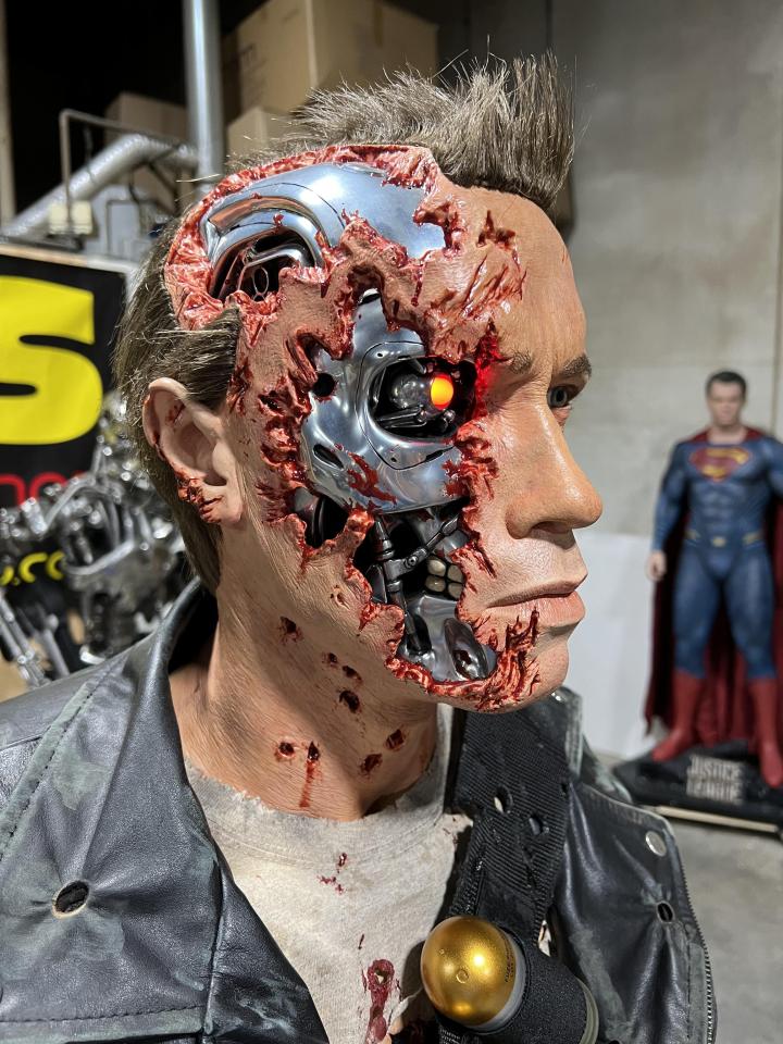 Battle Damaged T2 Terminator Arnold Schwarzenegger