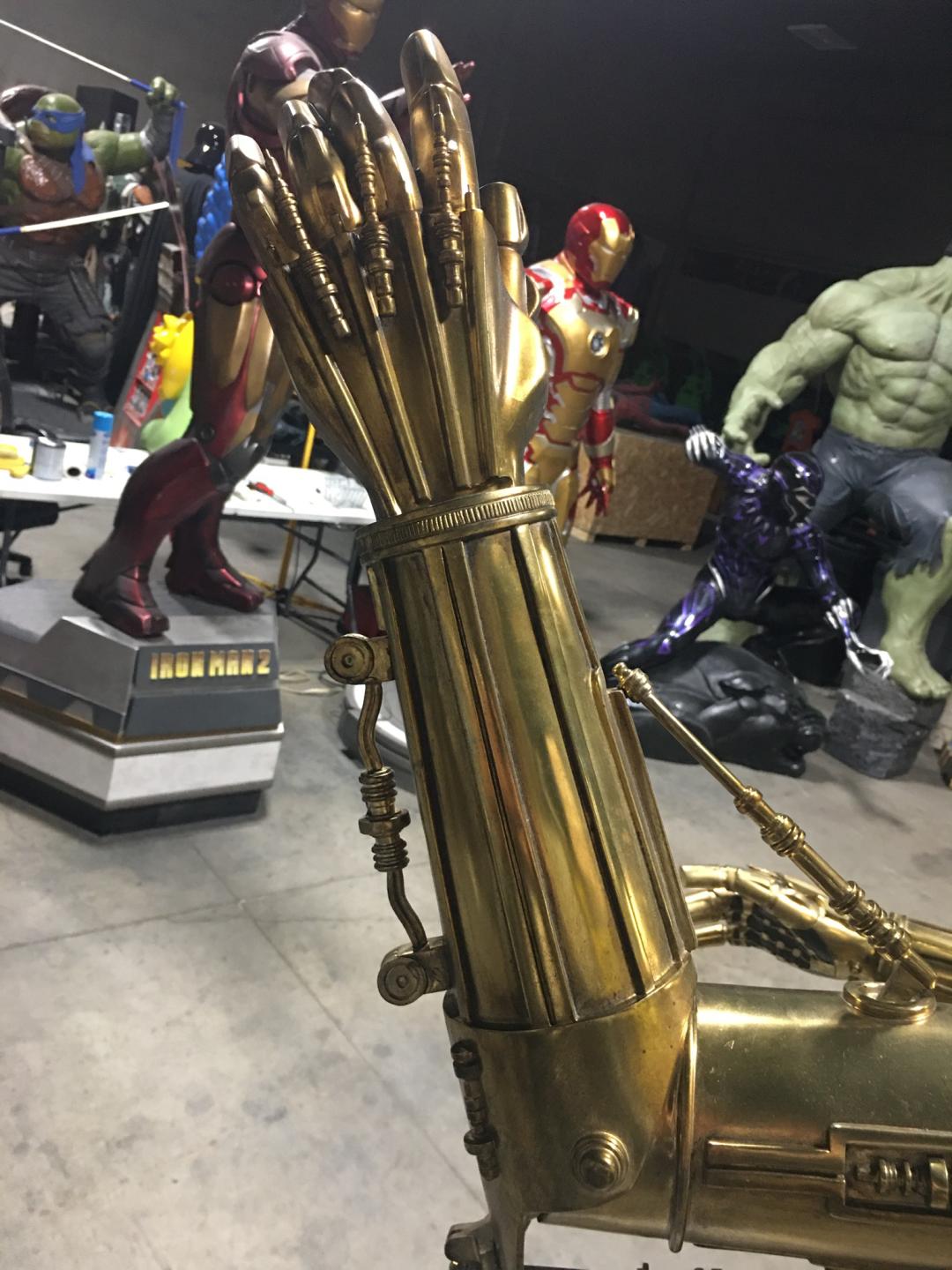 Sideshow Version 1 Star Wars C3P0 with Lights and Sound