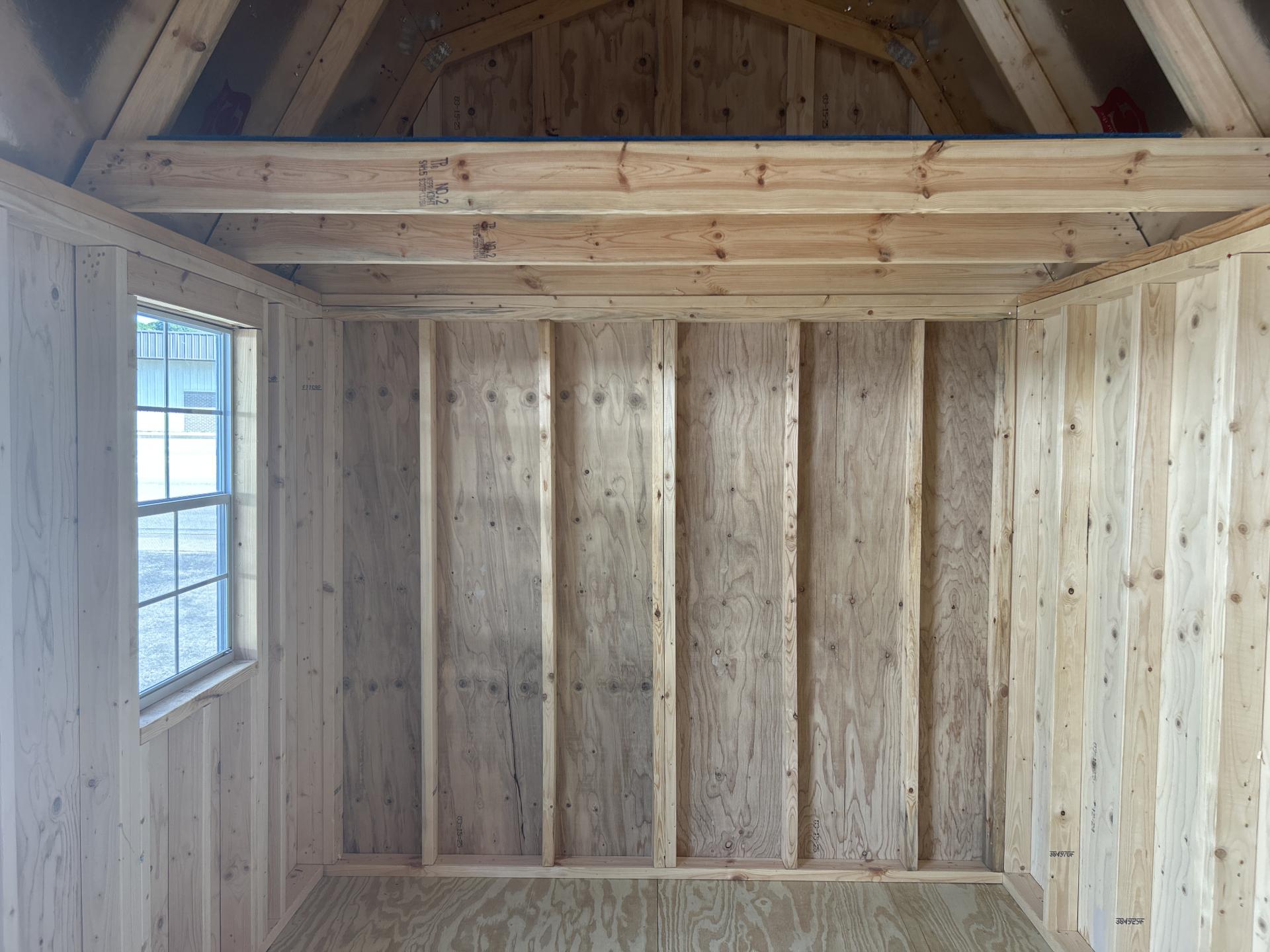 08x12 SIDE LOFTED BARN
