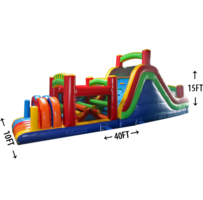 Rainbow Rush Obstacle Course