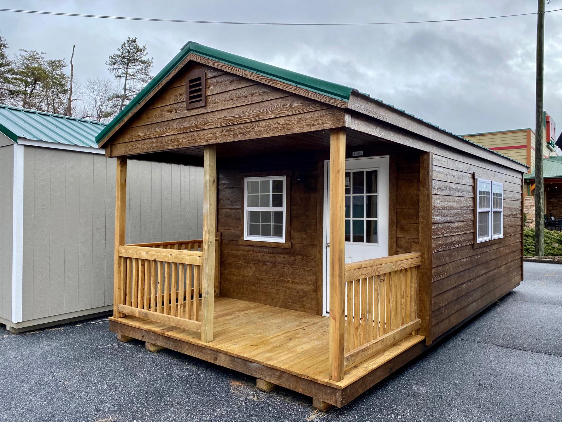 MORGANTON: 12x24 Utility Shed, Cabin Style