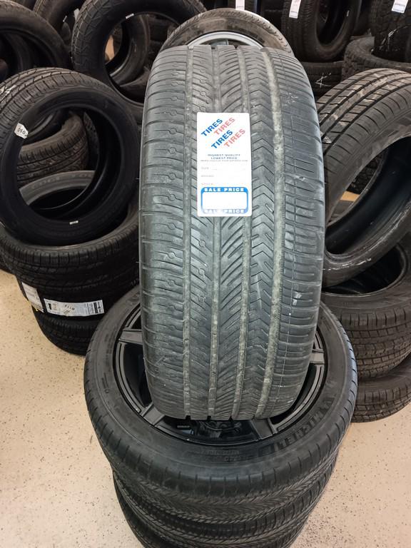 265/40ZR20 Michelin Pilot Sport All Season 4 Tires with Universal 5 lug 20" Rims set of 4
