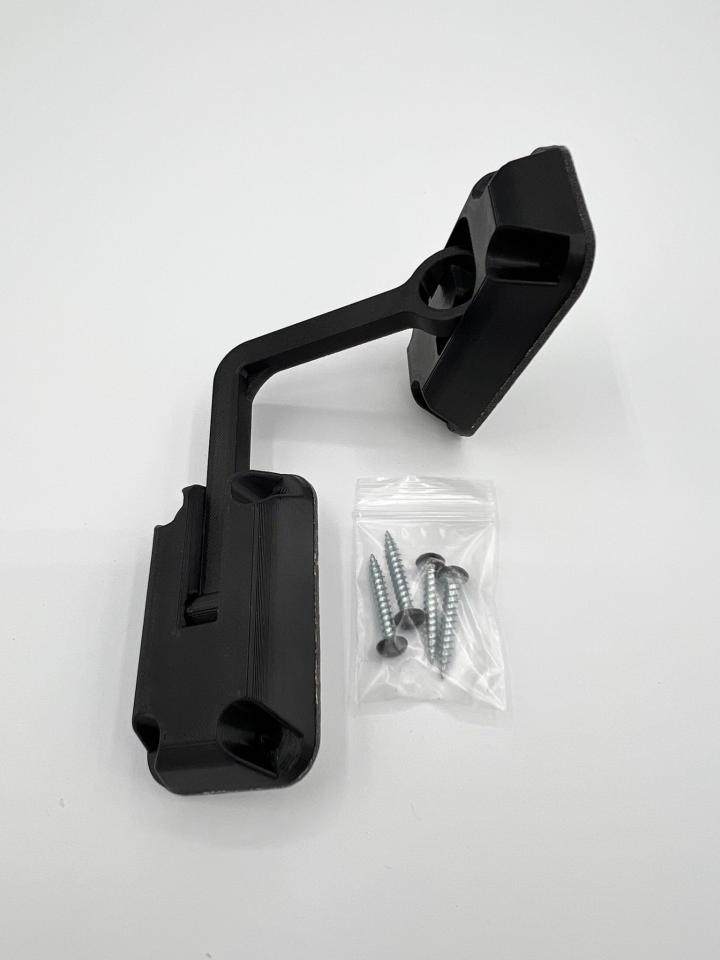 Ring Latch 90 Degree Black