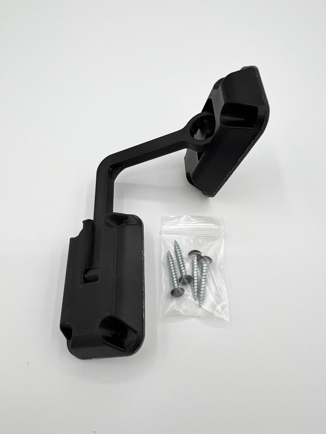 Ring Latch 90 Degree Black