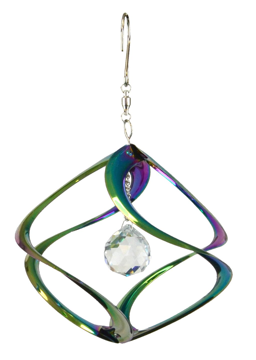 Cosmix Spinner Rainbow W/Crystal 11"