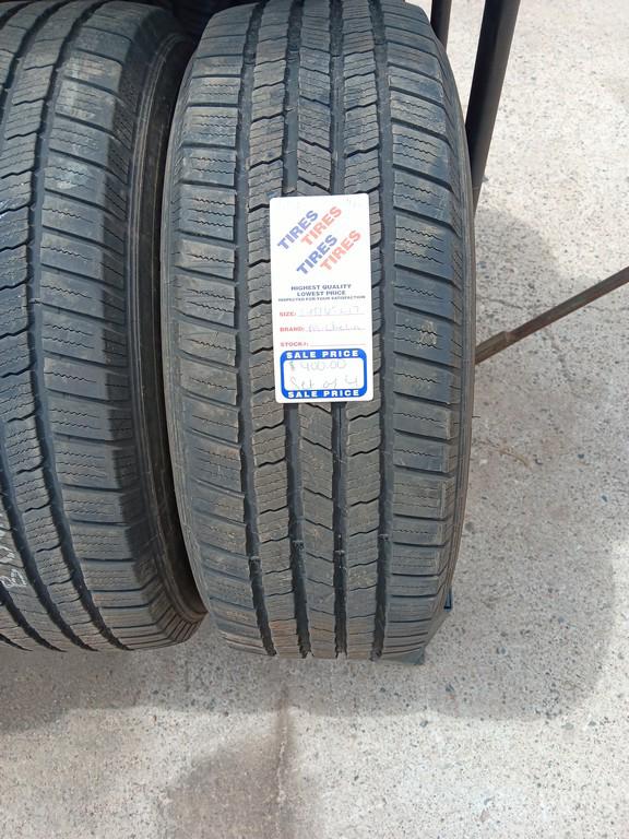 245/65R17 Michelin Defender LTX M/S Tires Set of 4