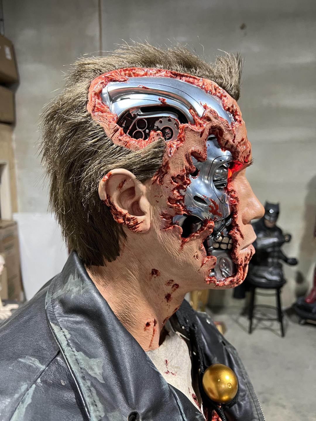 Battle Damaged T2 Terminator Arnold Schwarzenegger