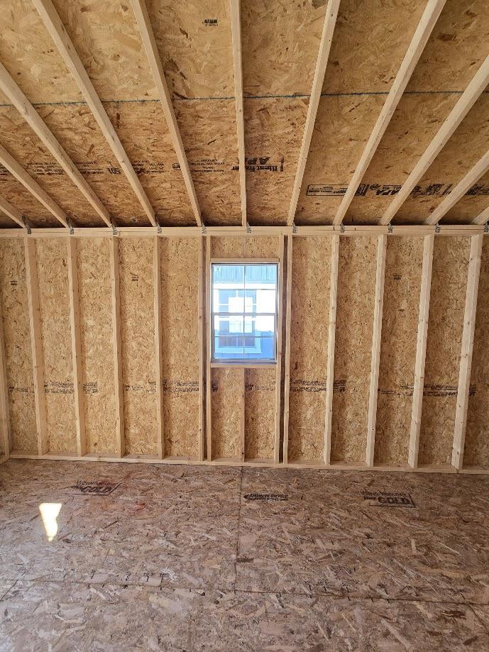 SAVE $535! On this 10x16 Tall Wall Shed with 6" Overhang - ONLY $4,810 + tax OR $190 Down & $190/mo Rent to Own! No Credit Check - Everyone is APPROVED!