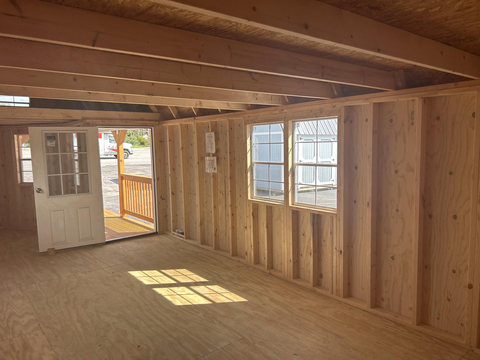 12x32 WRAPAROUND LOFTED BARN CABIN