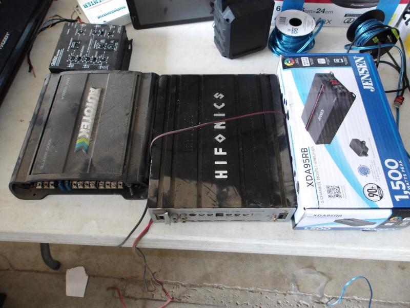 Audio Equipment up for auction Saturday September 5th before the car auction at 10am