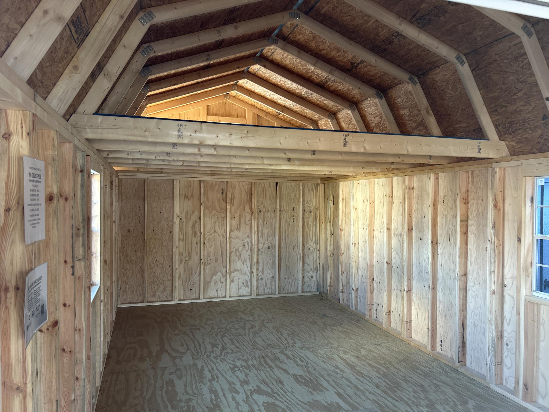 12x32 WRAPAROUND LOFTED BARN CABIN
