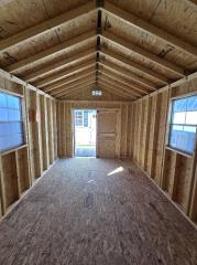 SAVE $535! On this 10x16 Tall Wall Shed with 6" Overhang - ONLY $4,810 + tax OR $190 Down & $190/mo Rent to Own! No Credit Check - Everyone is APPROVED!