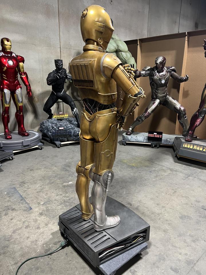 Life size Star Wars Sideshow C3P0 Version 2