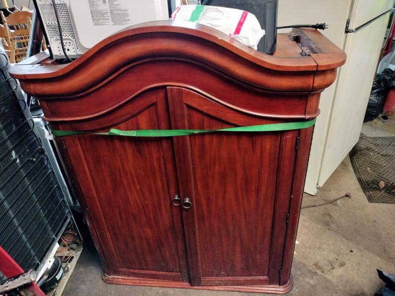 Solid Wooden entertainment stand