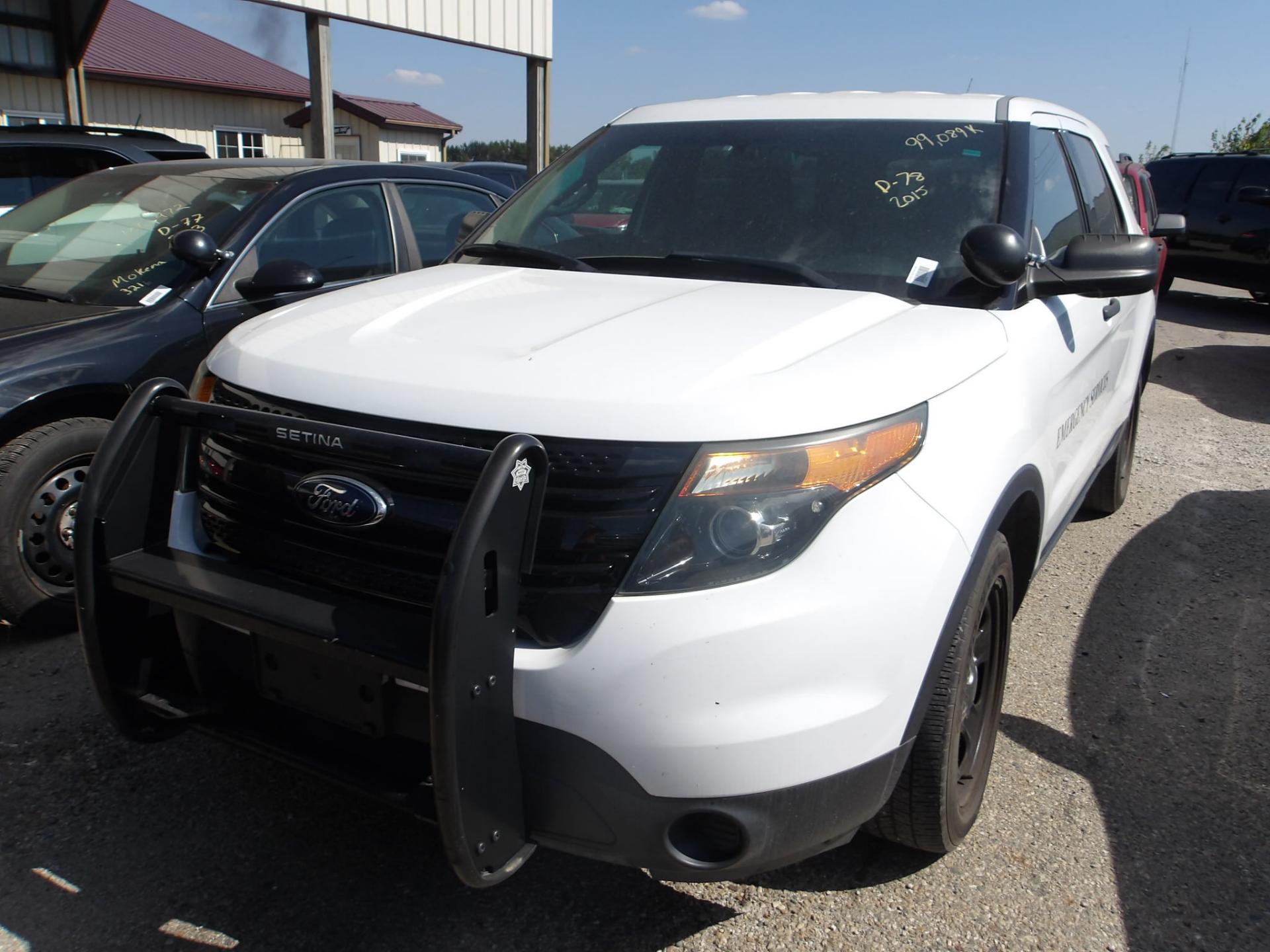 D78- 2015 FORD EXPLORER Police