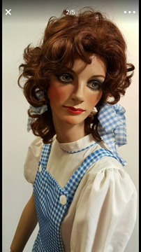 VINTAGE MANNEQUIN DOROTHY STYLE WIG AND COSTUME LOCAL PICKUP ONLY