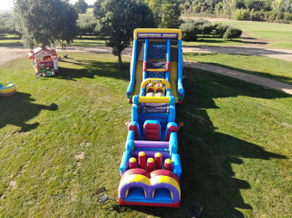 22' Vertical Rush with 40' Obstacle Course
