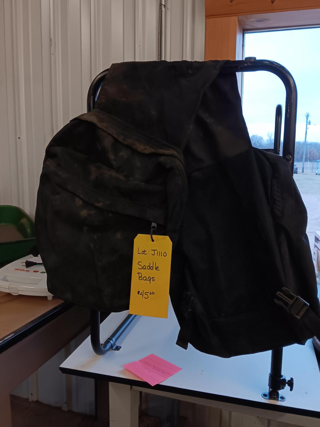 Cloth Saddle Bags - Lot # J1110