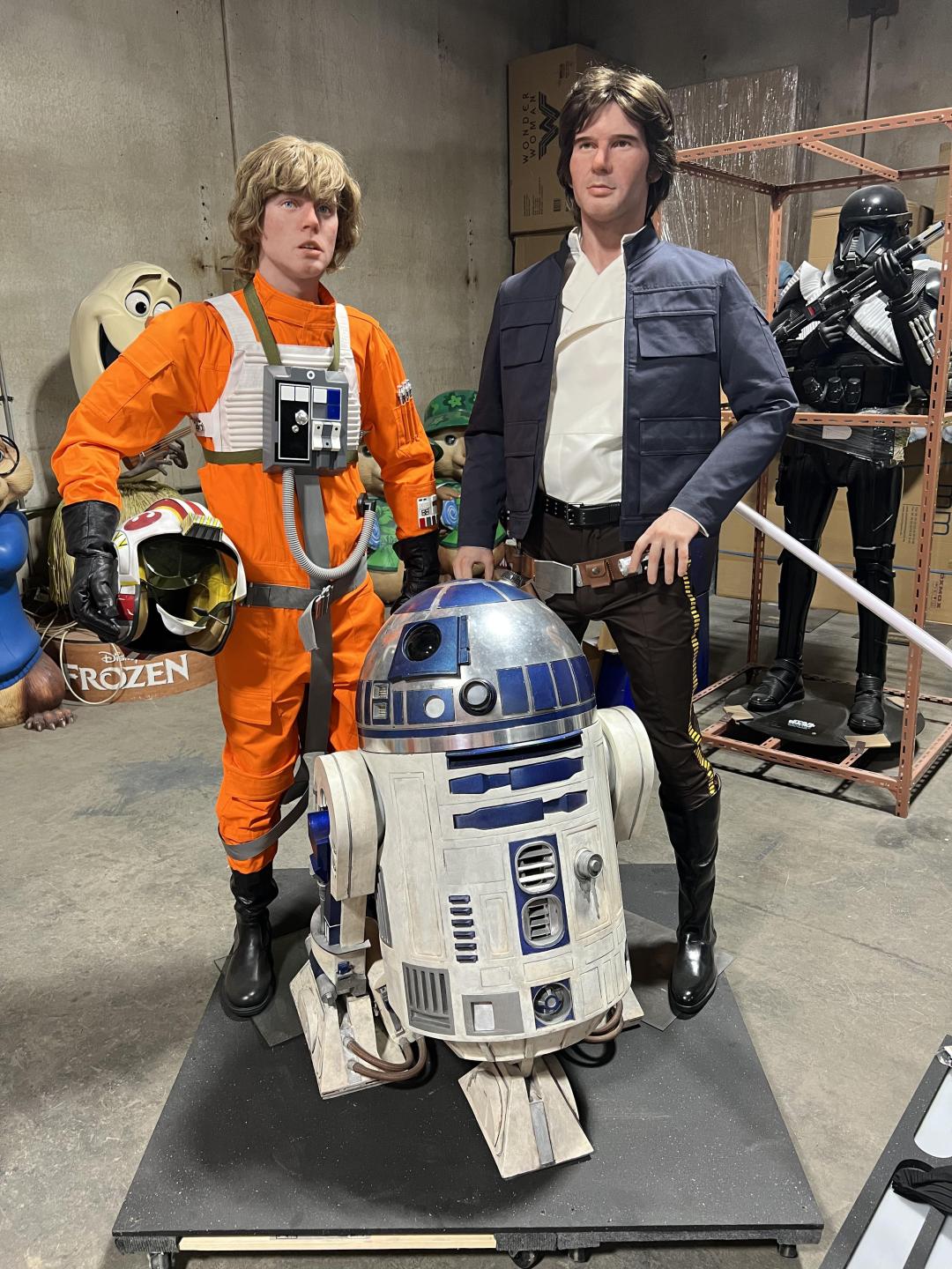 Life Size Star Wars Luke Skywalker X-Wing Fighter Pilot