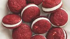 Red Velvet Sandwich Cookies