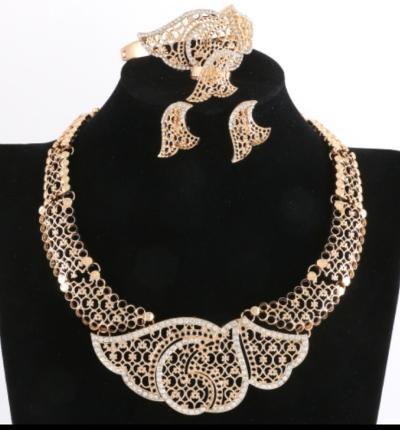 Gold Plated Necklace Set