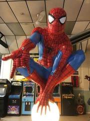 Amazing Spiderman on Lightpole