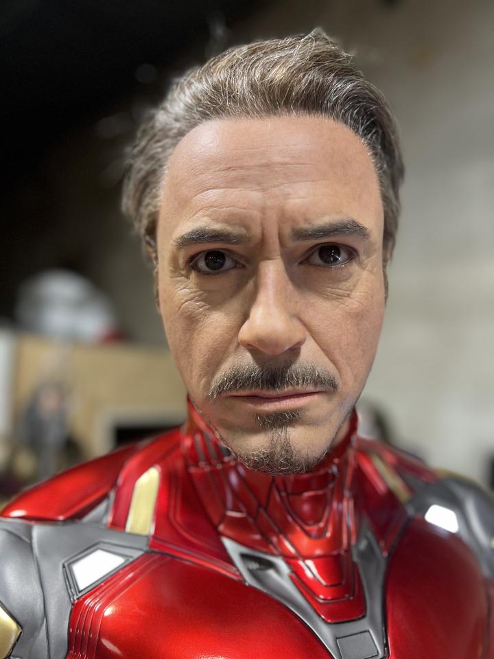 Avengers End Game Tony Stark with Interchangeable Heads