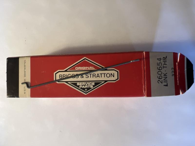 Briggs and Stratton NOS Link throttle 260654