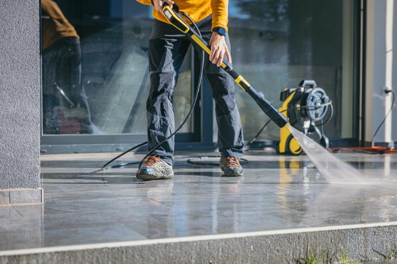 House Cleaning - Pressure washing outside and inside cleaning