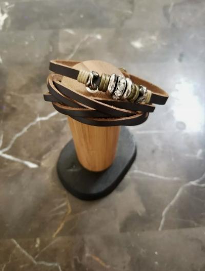 Multi String Leather Bracelet.
