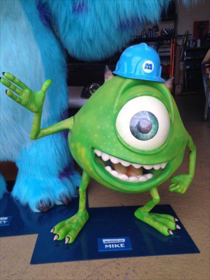 Life Size Monsters Inc Sulley, Mike and Boo