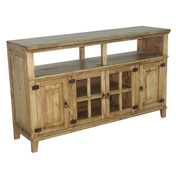 Rustic Hacienda TV Stand Honey