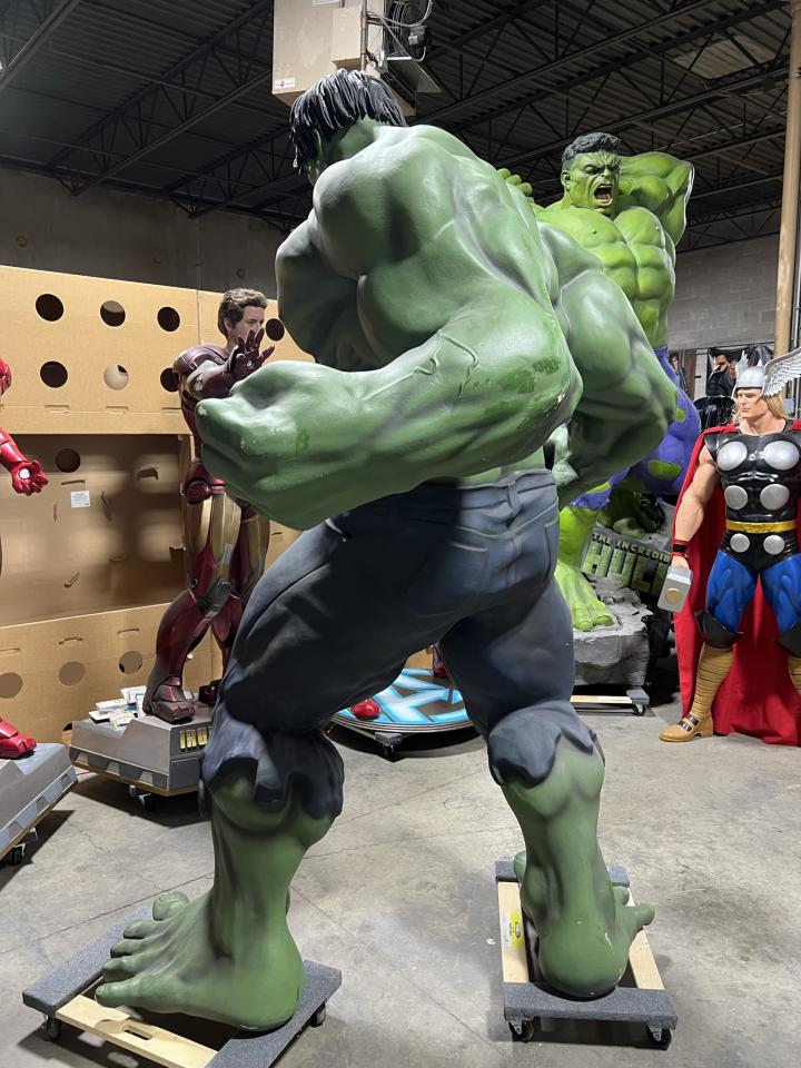 Life Size 2008 Movie Incredible Hulk Theater Display