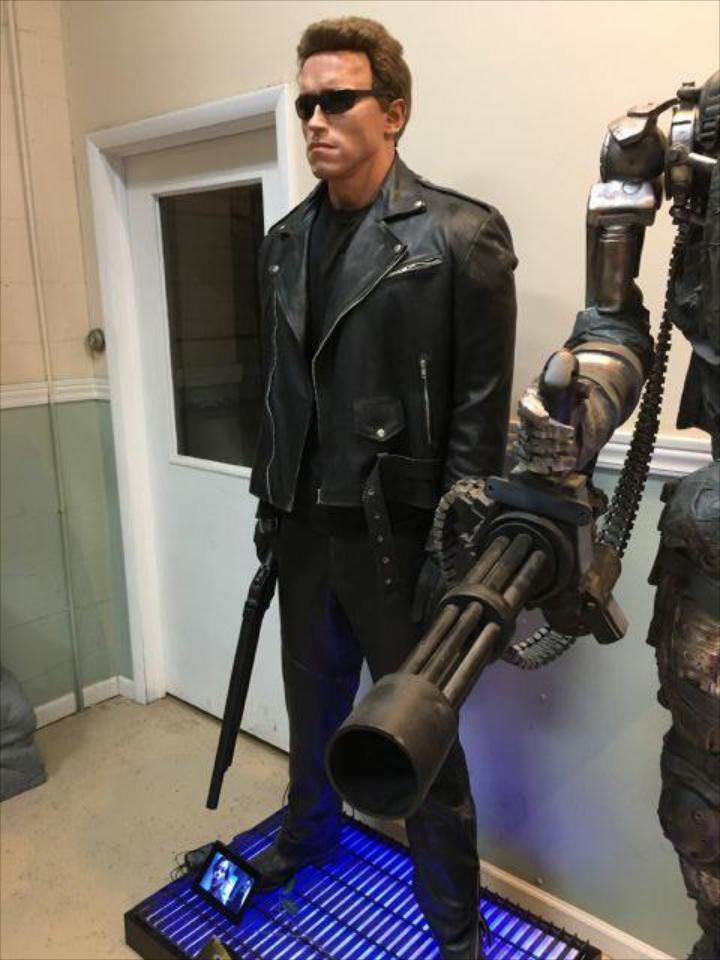 Life Size Terminator Arnold Schwarzenegger