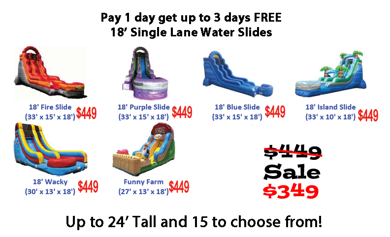 18' Island Slide (Wet/Dry)