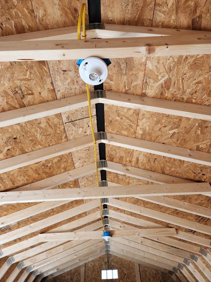 5% OFF -12x24 LOFTED BARN -ELECTRICAL -ONLY $8,703