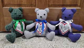 Memory Bear made from Loved Ones Shirts