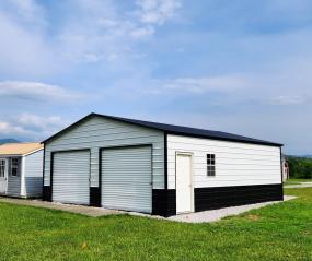 $2,763 OFF - ONLY $8,287 + tax - 24x30x9 BOXED EAVE ROOF GARAGE - NO CREDIT CHECK!