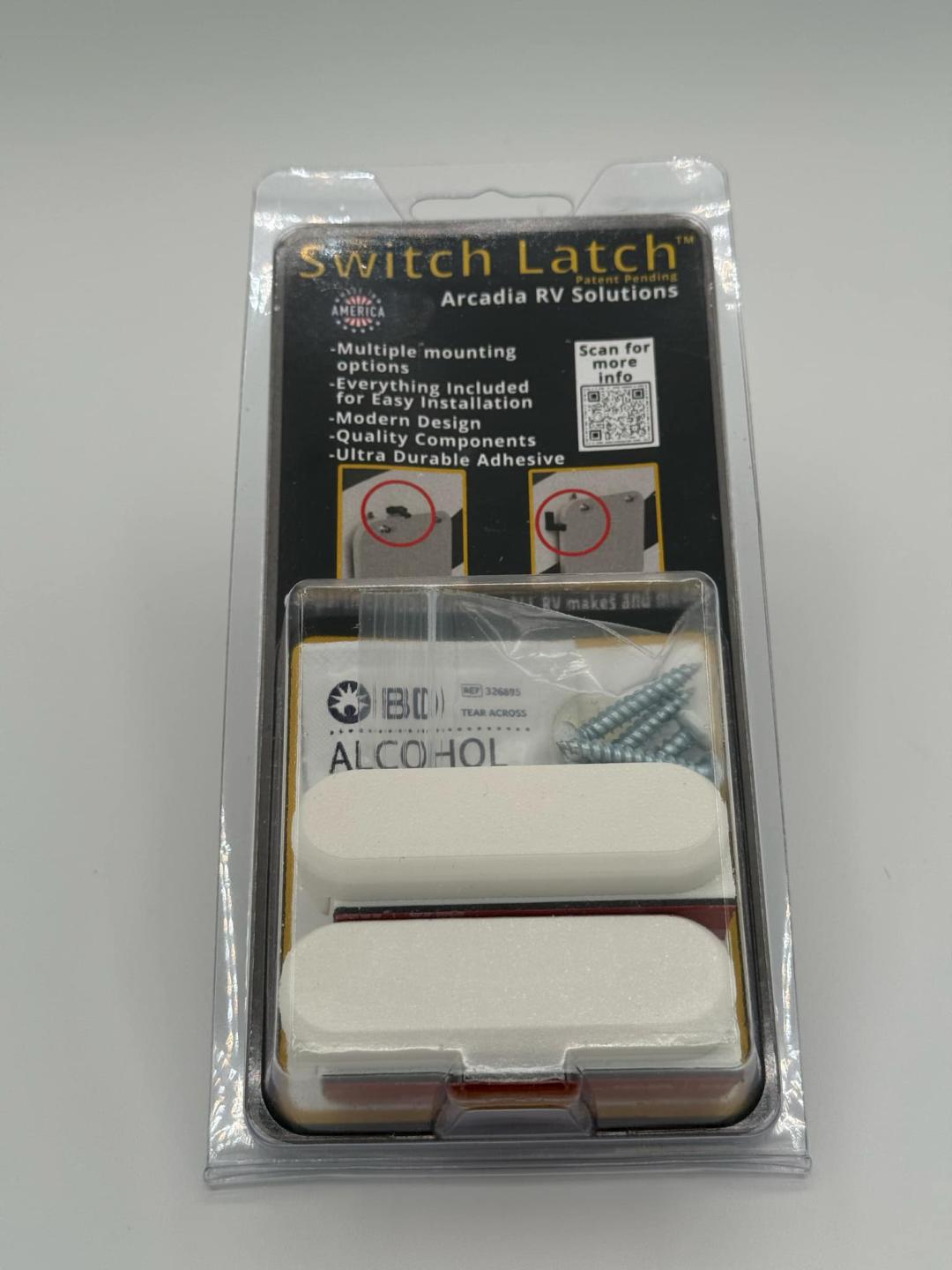 Switch Latch White 2 Pack