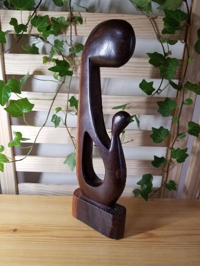 Abtsract Mother And Child Sculpture