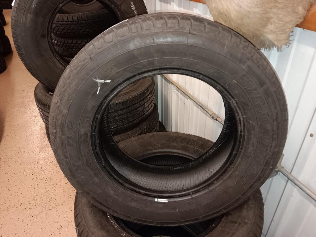 P205/65R15 Dunlop Signature Tires Set of 4 All 4 have Patches