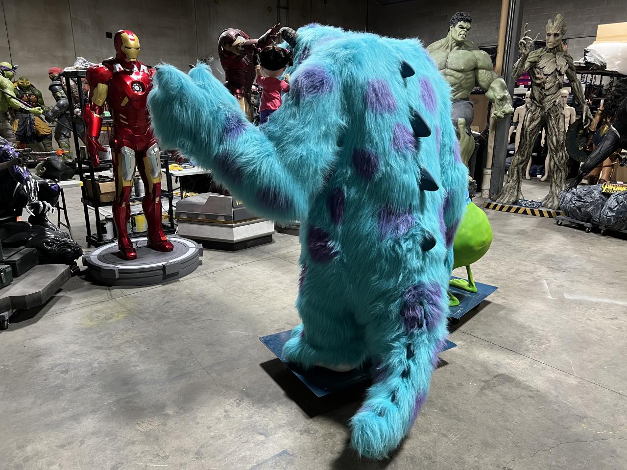 Life Size Monsters Inc Sulley, Mike and Boo