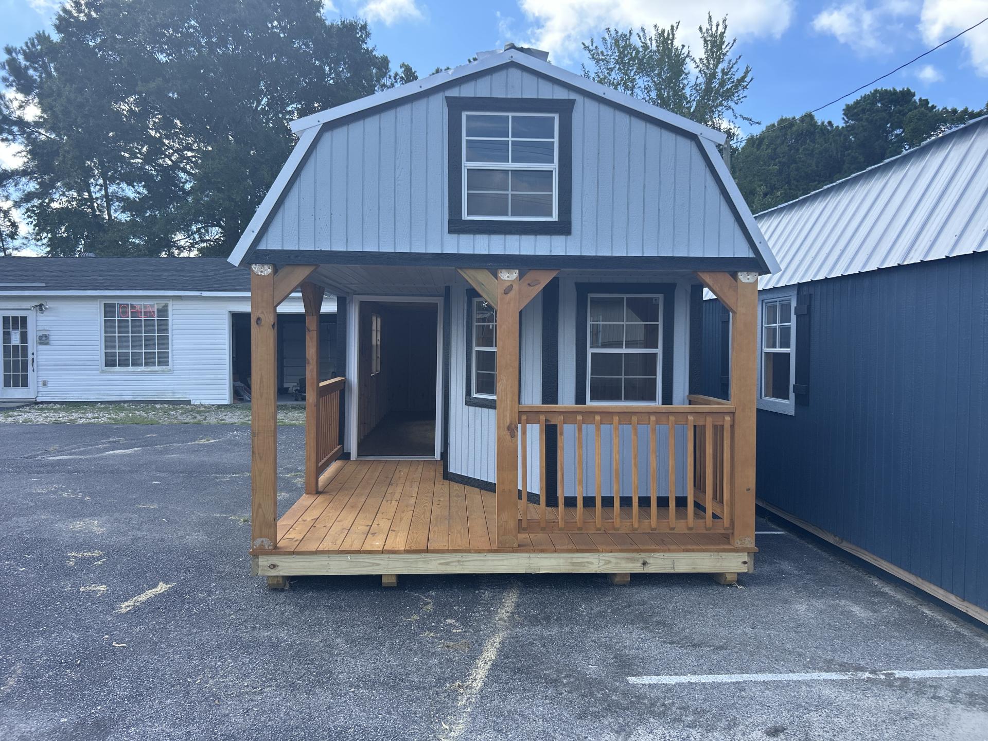 12x32 WRAPAROUND LOFTED BARN CABIN