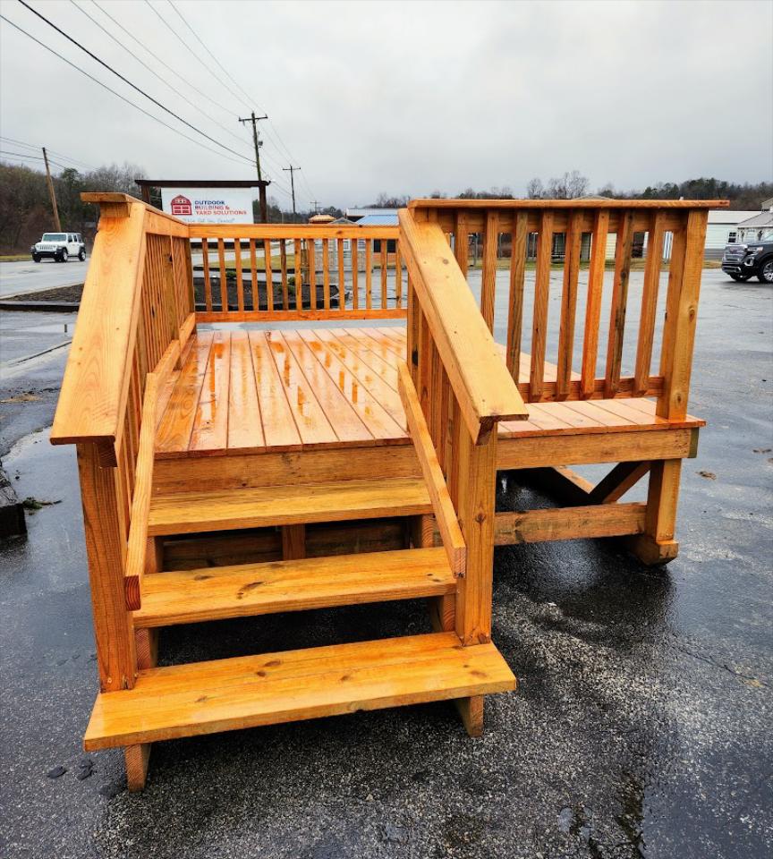 8x12 Pre-Built Deck with Steps