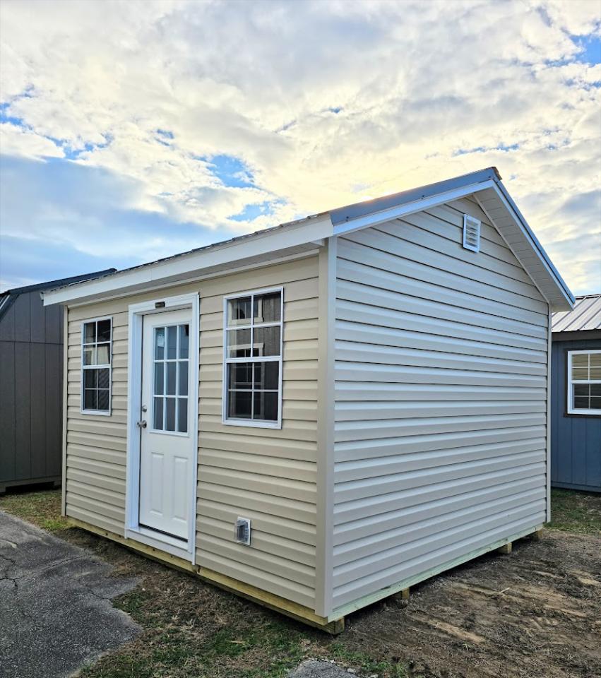 $659 OFF! 12x12 VINYL SHED w/ELECTRICAL $5,937 + tax OR $234 DN & $234/MO - NO CREDIT CHECK - EVERYONE APPROVED!