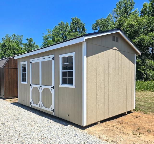 🔥15% OFF -SAVE $824 10X16 TALL WALL SHED - $4,671 - $184 DOWN & $184/MO - NO CREDIT CHECK - FREE DELIVERY & BLOCKS (50 miles)