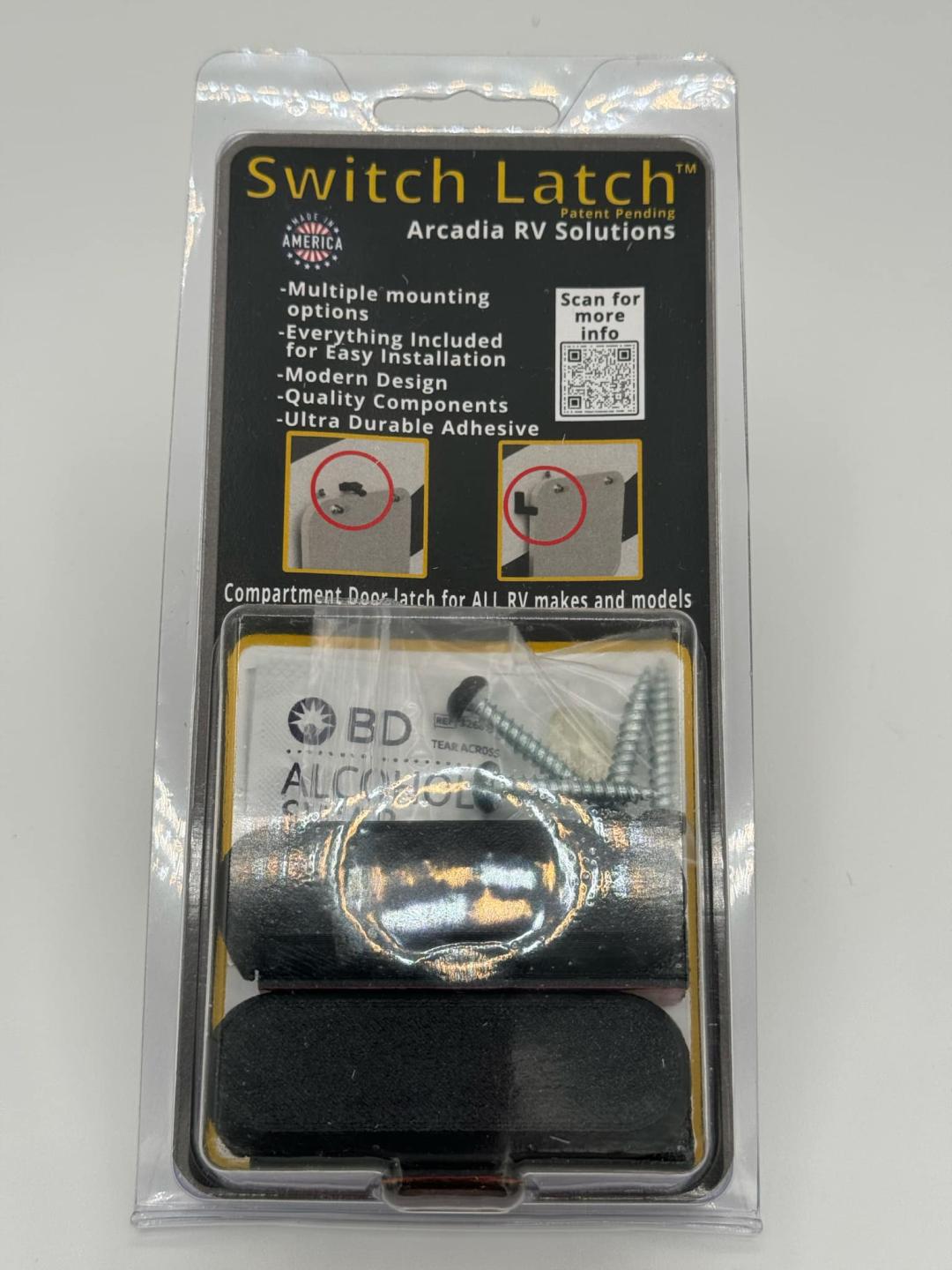 Switch Latch Black 2 Pack