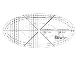 Ruler-Set HQ Oval D